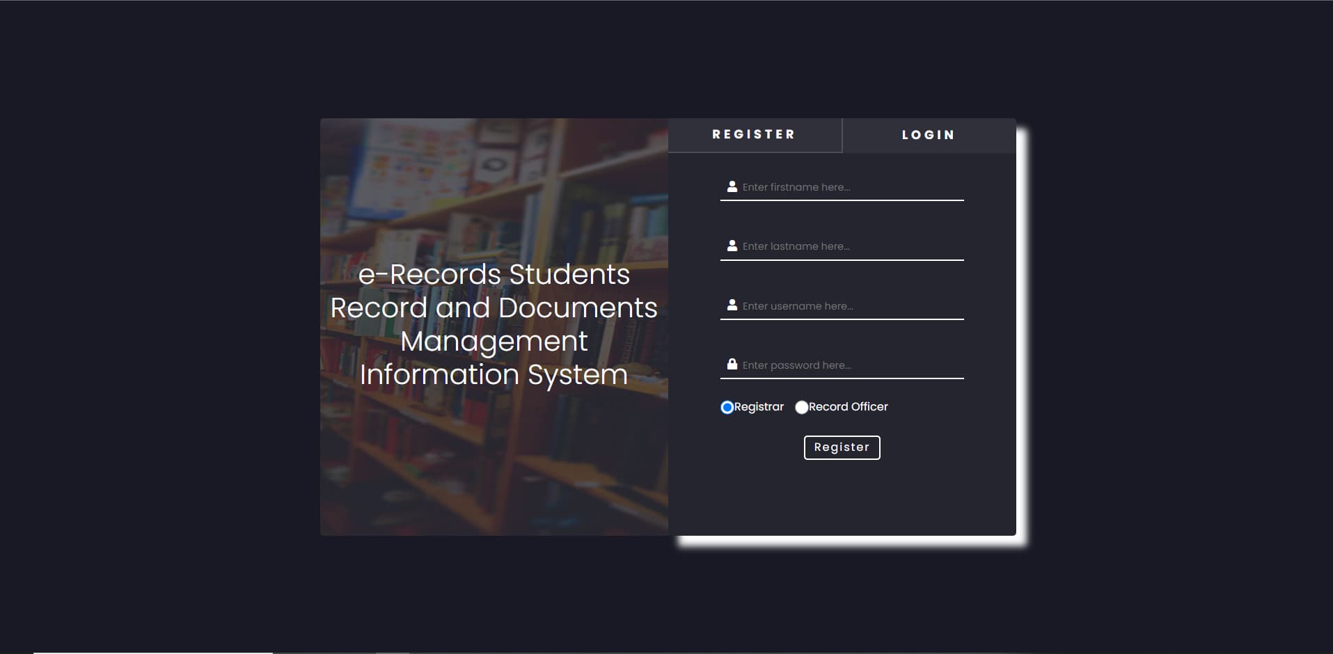 Erecord System
