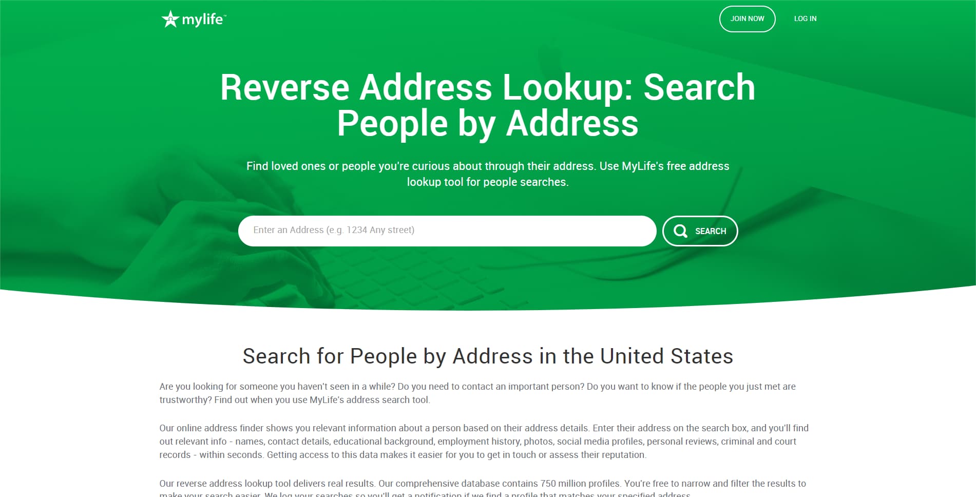 Mylife Reverse Address Lookup